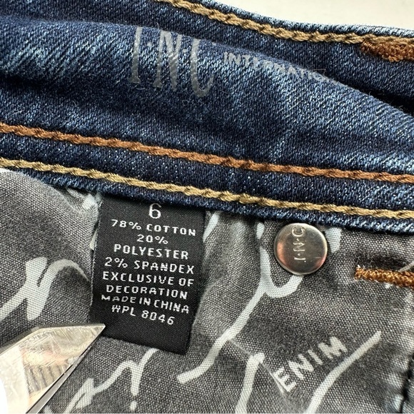 INC Denim Jeans Women’s Size 6 Skinny Leg Regular Fit Blue Classic - Picture 4 of 7